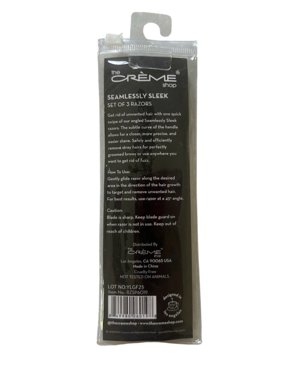 The Crème Shop Sleek 3pack Grooming Razors - Picture 3 of 3